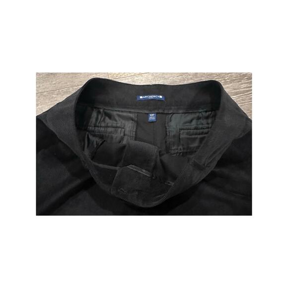 Architect Petite Black Corduroy Skirt Size 12 P Pockets - Picture 3 of 4